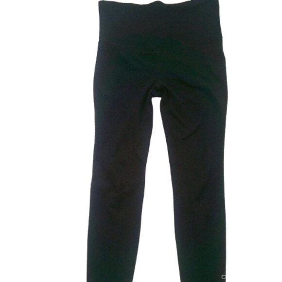 GapFit Maternity Blackout Technology Fast full panel leggings Black SZ Med - Picture 1 of 5